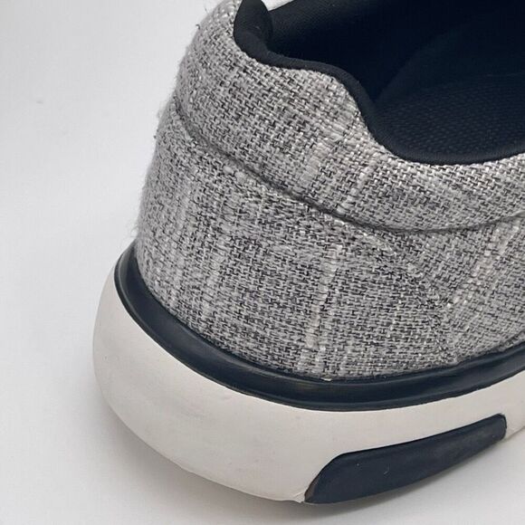 ORTHOCOMFOOT Boat Shoes Mens Size 12 Heather Gray Slip-On Loafers Comfort Canvas - Picture 13 of 16